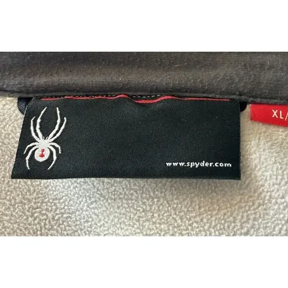 Spyder Mens Jacket Size XL/TG Gray Outdoors Hiking Casual Street Core Athletic - Picture 12 of 16